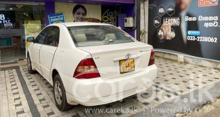 TOYOTA COROLLA 121 2002